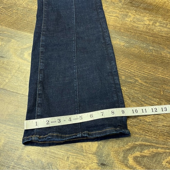 American Eagle Jeans Curvy Kick Boot Dark Wash Womens 10 Short Center Seam Blue - Picture 4 of 10